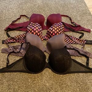 4 victoria’s Secret Demi fit bras 38DD